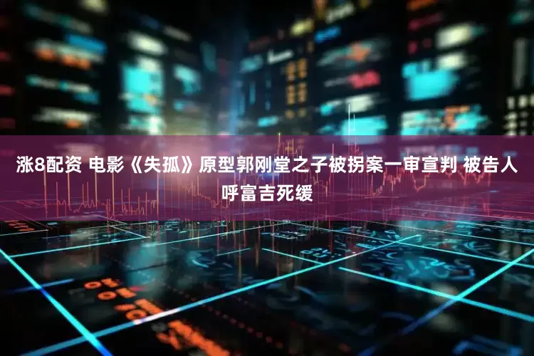 涨8配资 电影《失孤》原型郭刚堂之子被拐案一审宣判 被告人呼富吉死缓